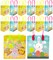 Tiny Mills Easter Party Favor Bags Treat Bags with Handles for Egg Hunt, Easter Candy Bags, Pack of 12